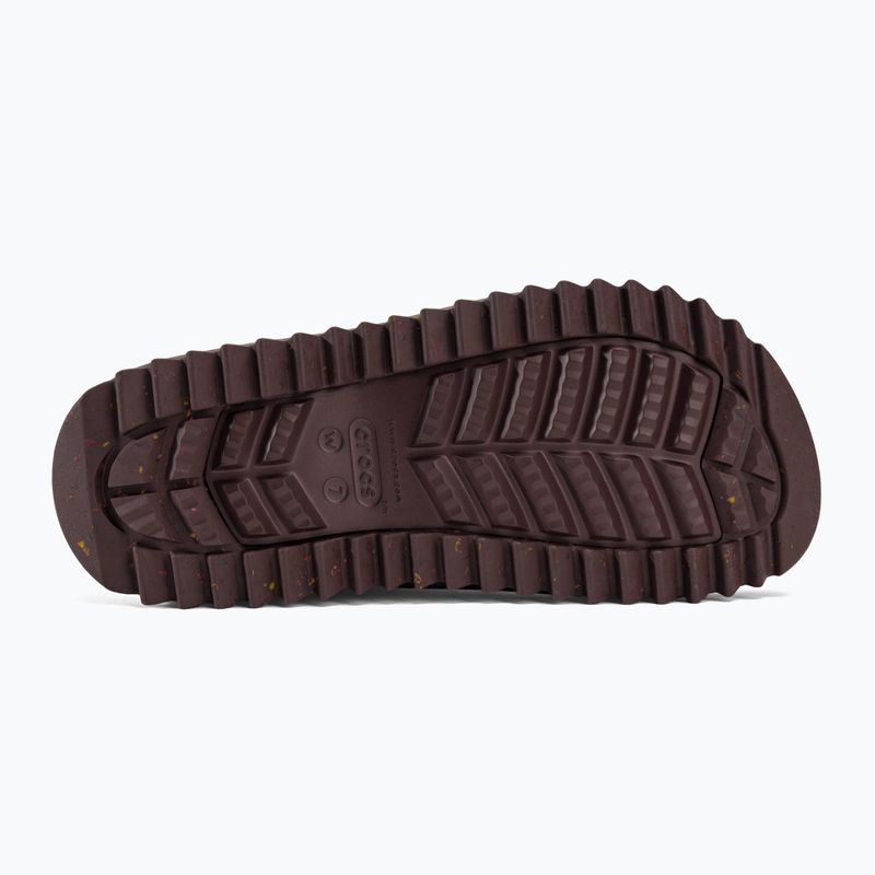 Cizme de zăpadă Crocs Classic Neo Puff Luxe pentru femei, de culoare vișinie închisă 4