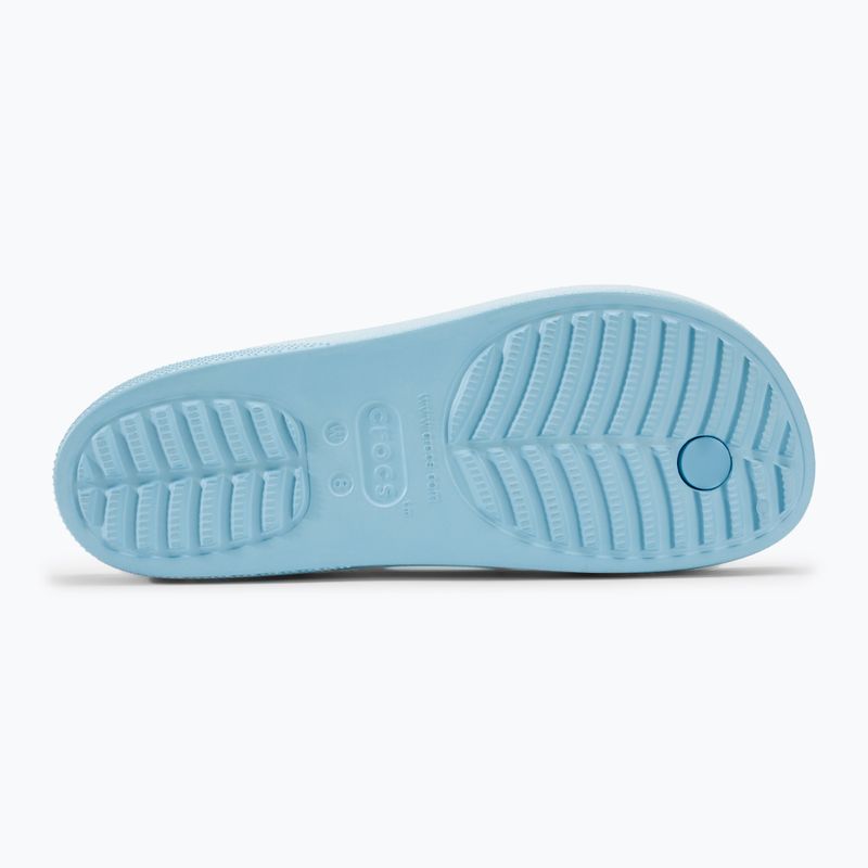 Flip flop-uri Crocs Classic Platform Meta Pearl Blue Calcite pentru femei 4