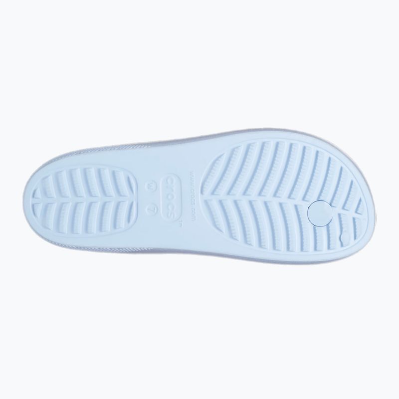 Flip flop-uri Crocs Classic Platform Meta Pearl Blue Calcite pentru femei 11