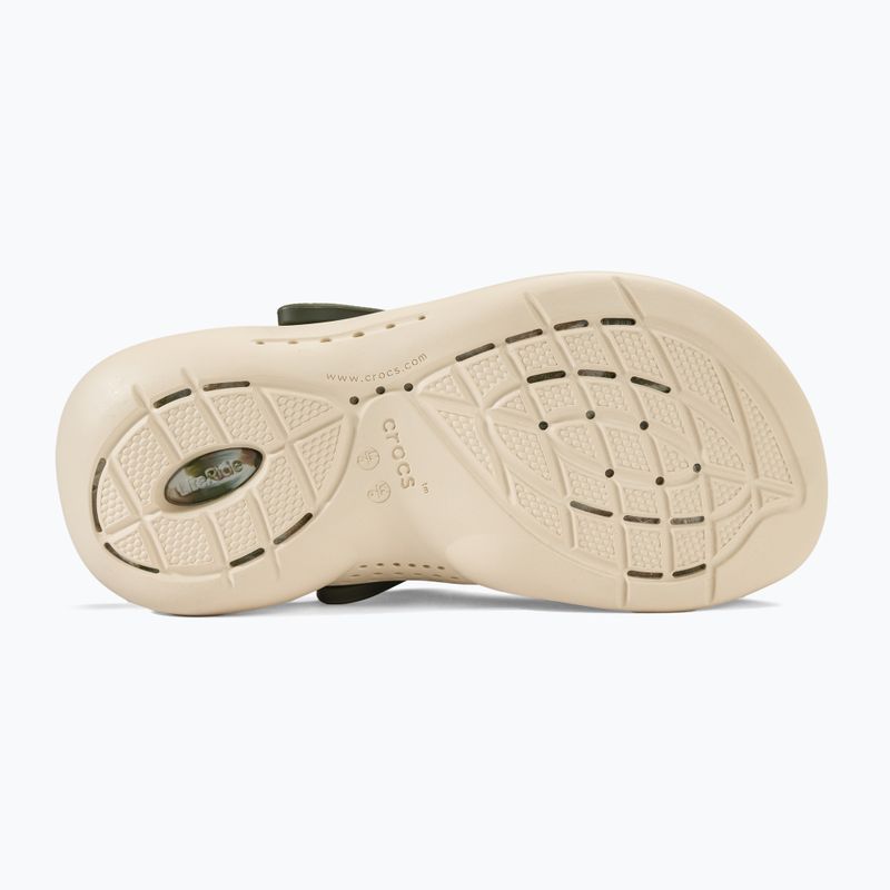 Papuci Crocs LiteRide 360 Marbled Clog army green/multi 5