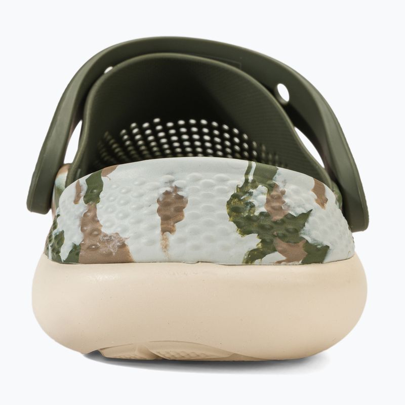 Papuci Crocs LiteRide 360 Marbled Clog army green/multi 7