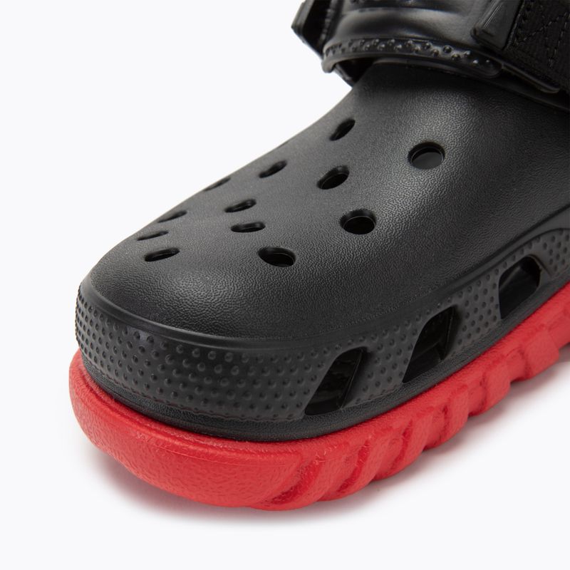 Papuci Crocs Duet Max II Clog black/varsity red 7