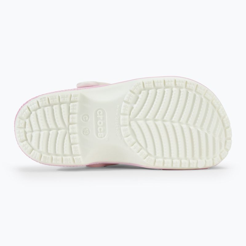 Crocs Classic Glow in the Dark flamingo flip-flops pentru copii