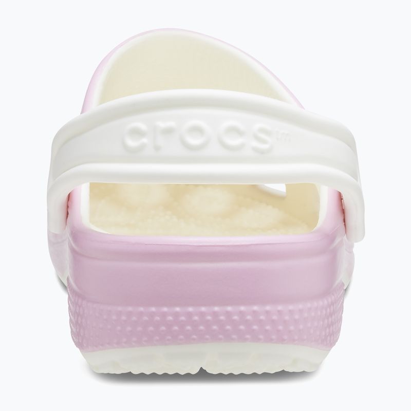 Crocs Classic Glow in the Dark flamingo flip-flops pentru copii