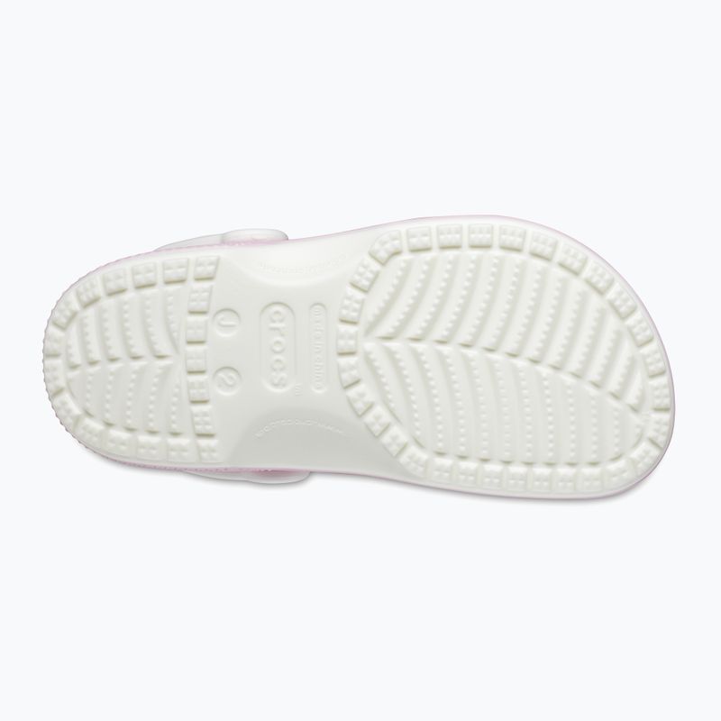 Crocs Classic Glow in the Dark flamingo flip-flops pentru copii
