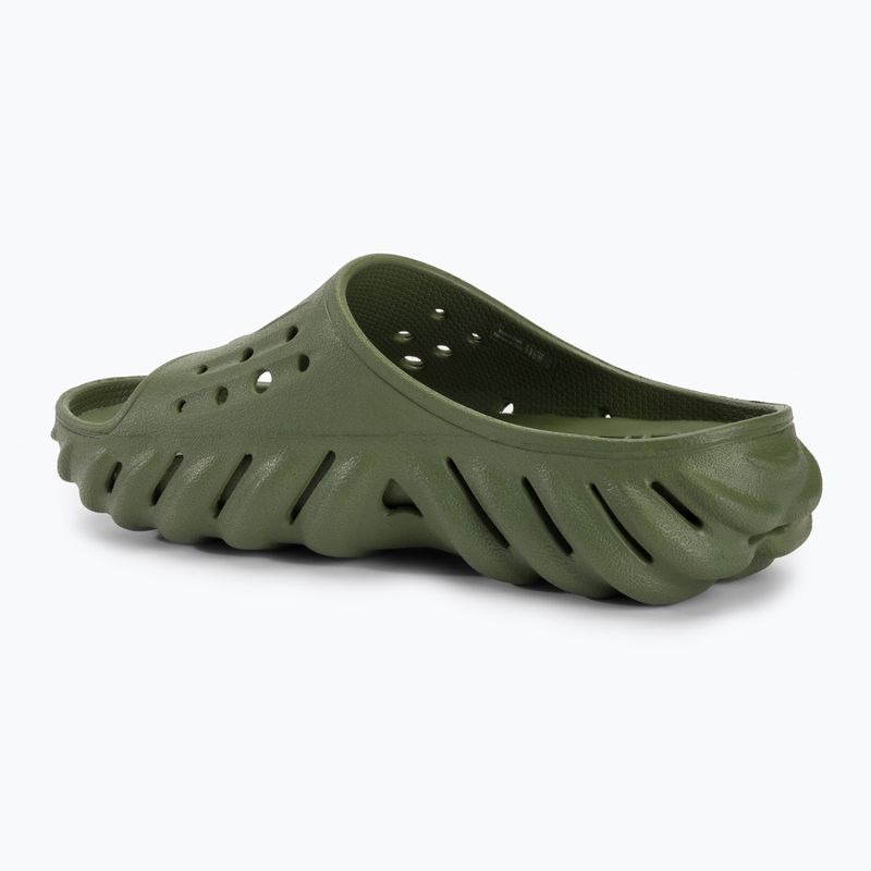 Papuci Crocs Echo Slide army green 3