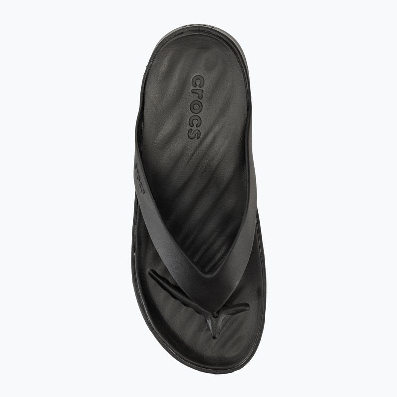 Papuci pentru femei Crocs Getaway Flip black