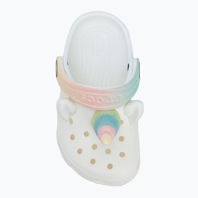 Papuci pentru copii Crocs Classic IAM Rainbow Unicorn CgT chalk 6