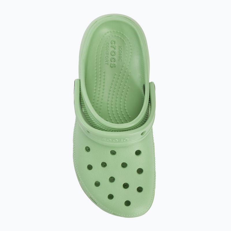 Papuci pentru femei  Crocs Classic Platform Clog fair green 6