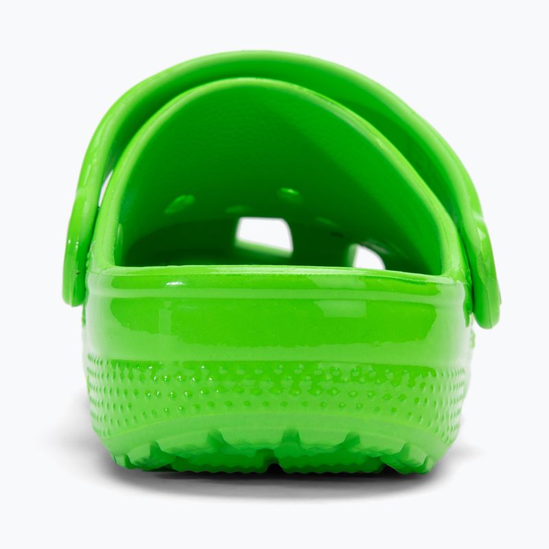 Papuci pentru copii Crocs Classic Neon Highlighter Clog Kids green slime 7