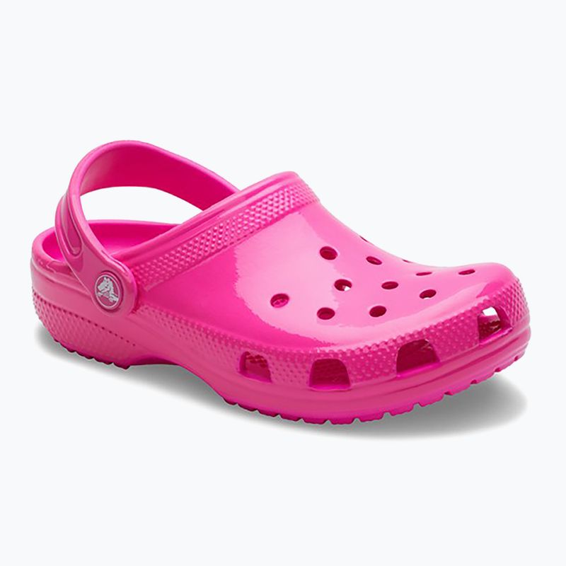 Papuci pentru copii Crocs Classic Neon Highlighter Clog pink crush 9