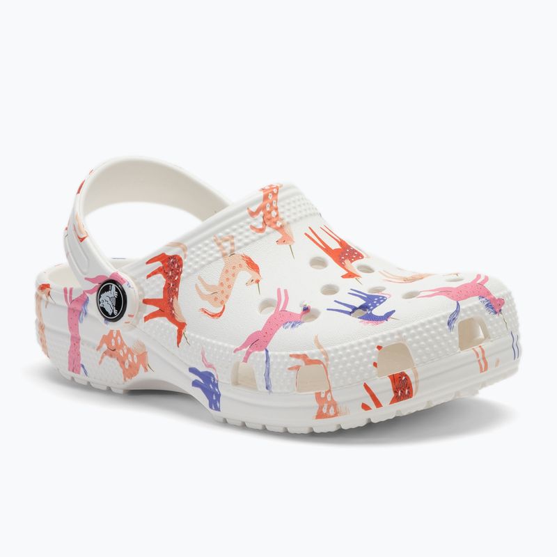 Papuci pentru copii Crocs Classic Character Print Clog Kids unicorn 2