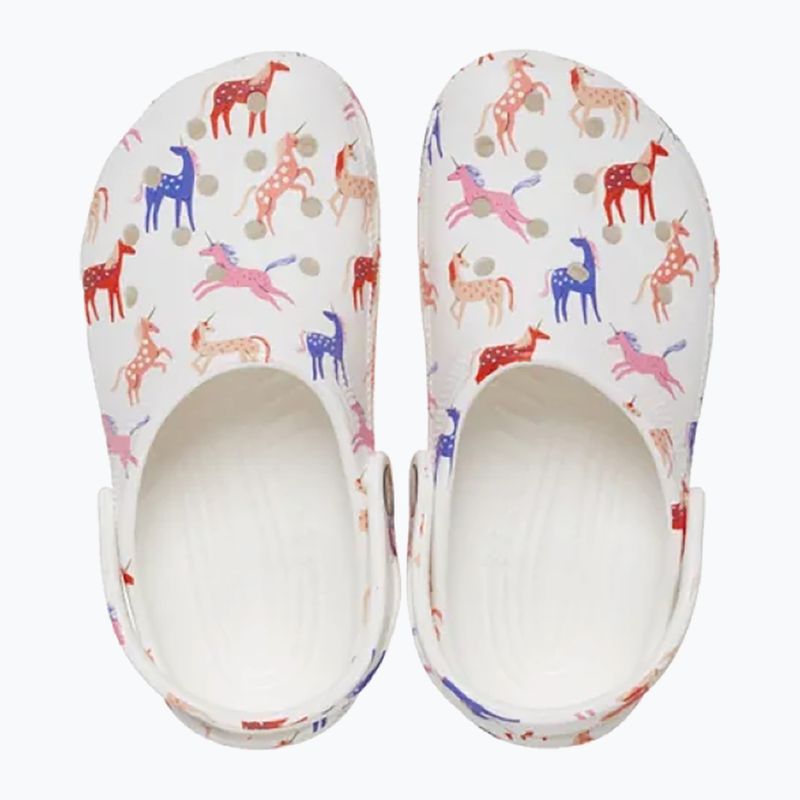 Papuci pentru copii Crocs Classic Character Print Clog Toddler unicorn 12