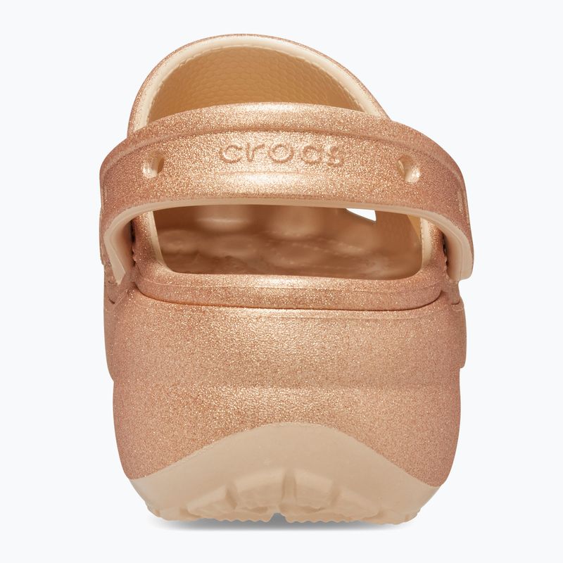 Papuci pentru femei Crocs Classic Platform Glitter shitake 11