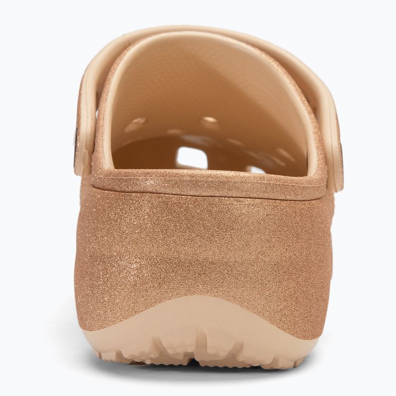 Papuci pentru femei Crocs Classic Platform Glitter shitake 7