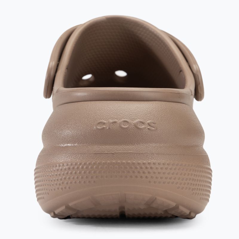 Papuci Crocs Classic Crush Clog latte 7