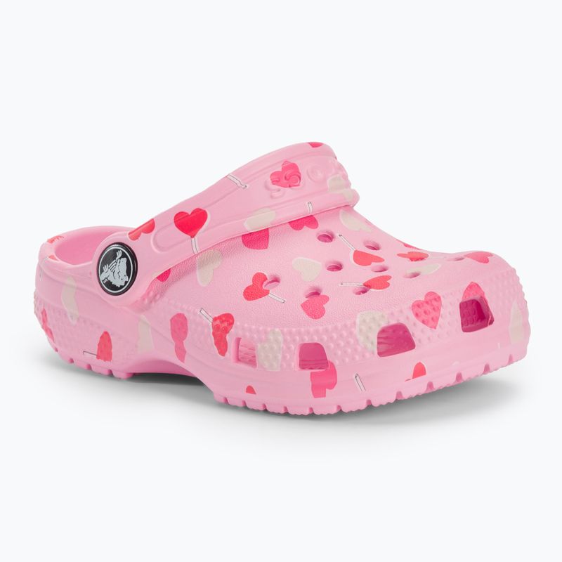 Papuci pentru copii  Crocs VDay Clog Toddler flamingo