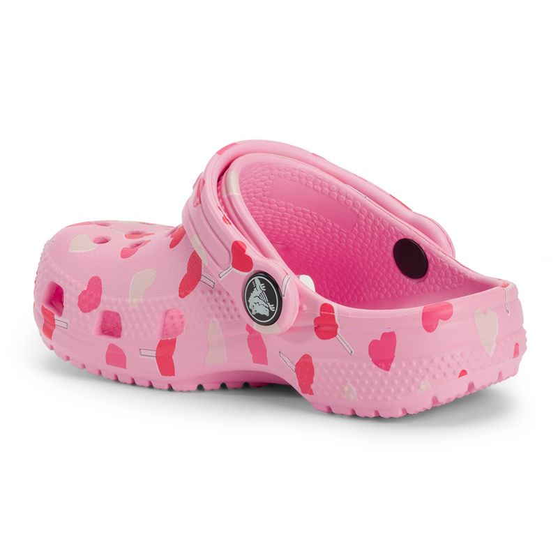 Papuci pentru copii  Crocs VDay Clog Toddler flamingo 4