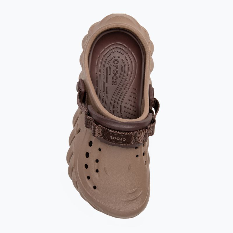Papuci Crocs Echo Clog latte 6