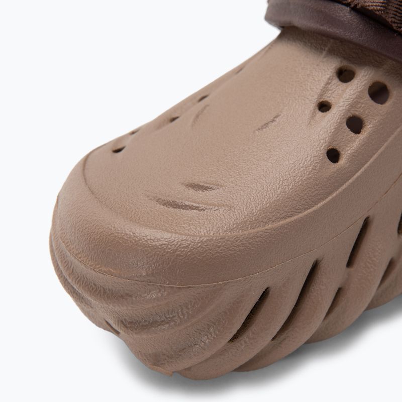 Papuci Crocs Echo Clog latte 8