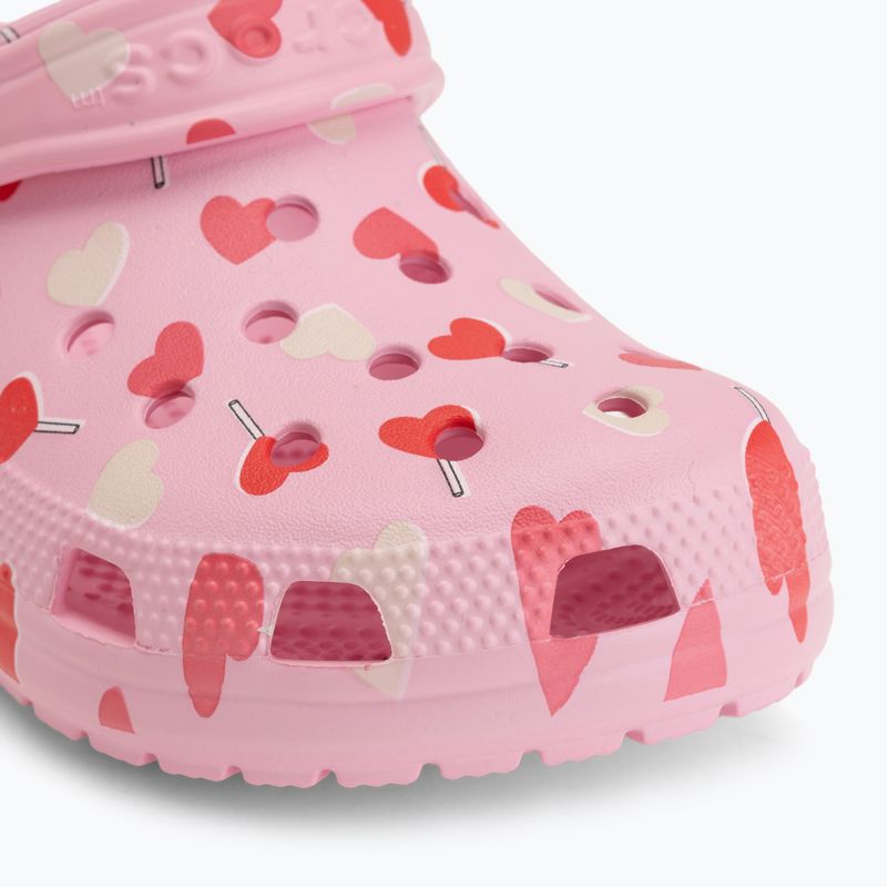 Șlapi Crocs Classic Valentines Day Clog flamingo 8
