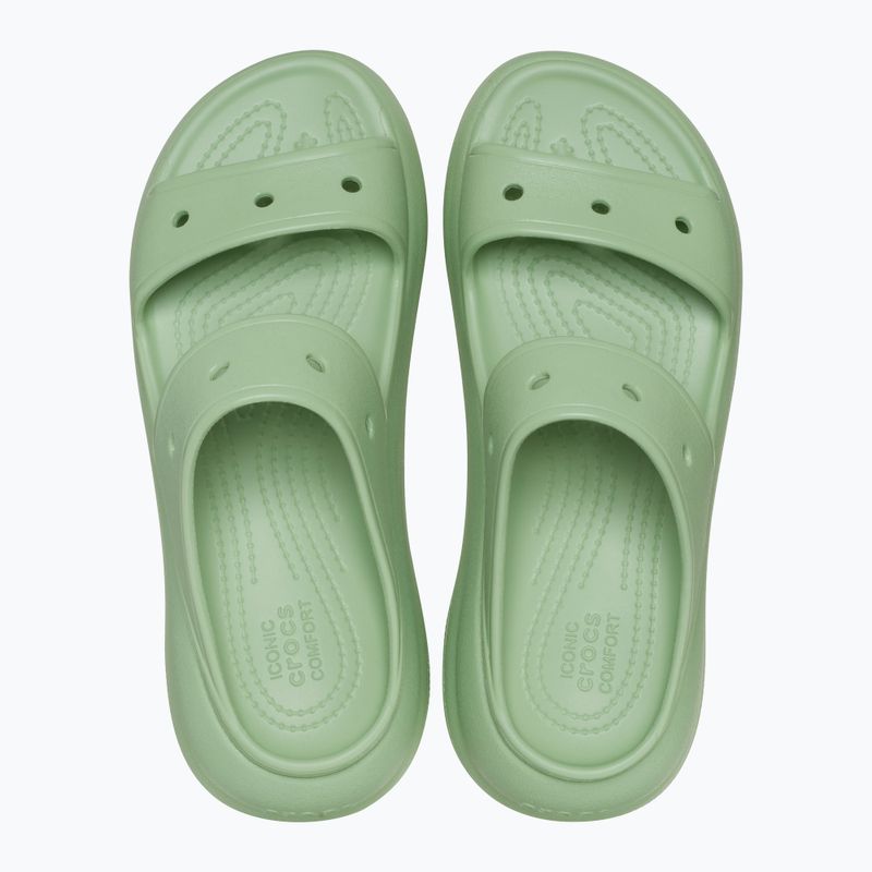 Papuci pentru femei Crocs Classic Crush Sandal fair green 11