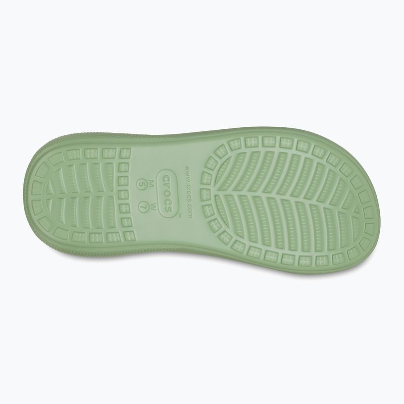 Papuci pentru femei Crocs Classic Crush Sandal fair green 12