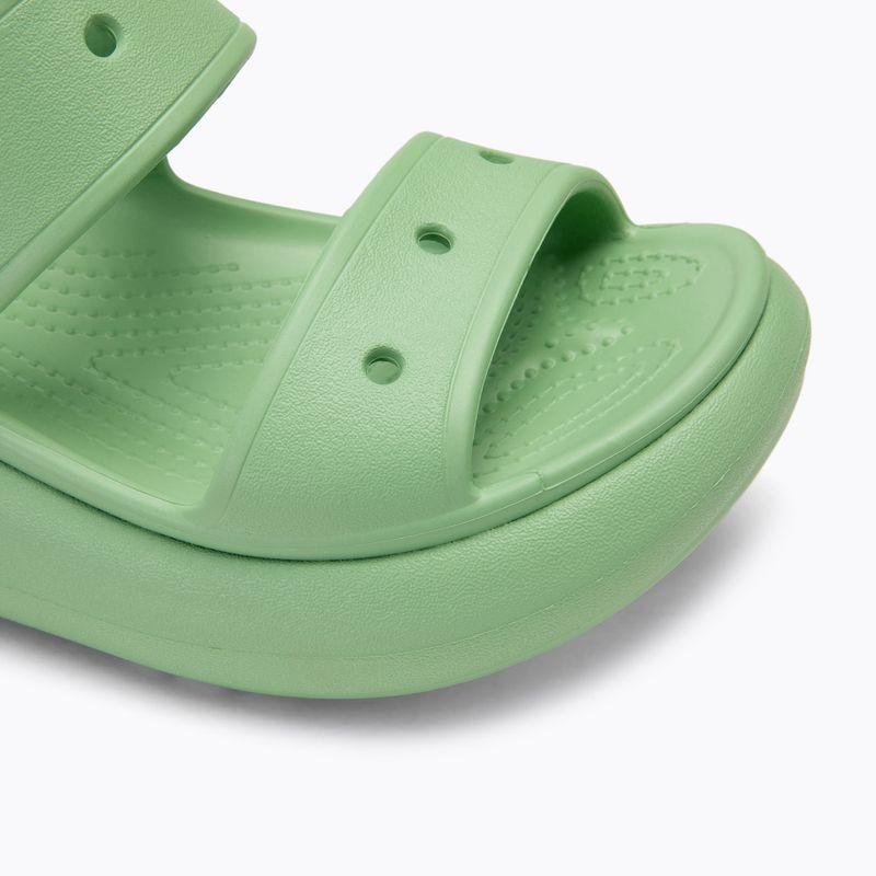 Papuci pentru femei Crocs Classic Crush Sandal fair green 7