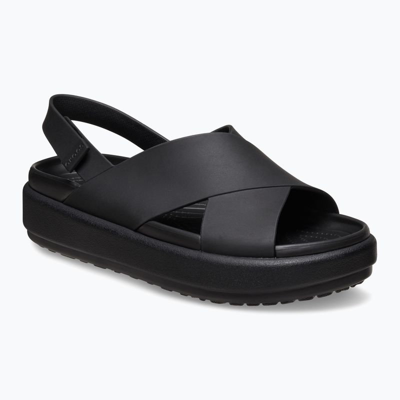 Sandale pentru femei Crocs Brooklyn Luxe Cross Strap black 8