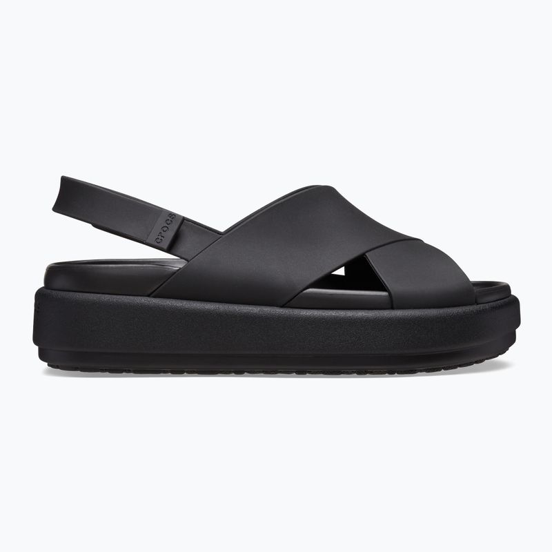 Sandale pentru femei Crocs Brooklyn Luxe Cross Strap black 9