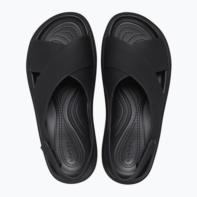 Sandale pentru femei Crocs Brooklyn Luxe Cross Strap black 11