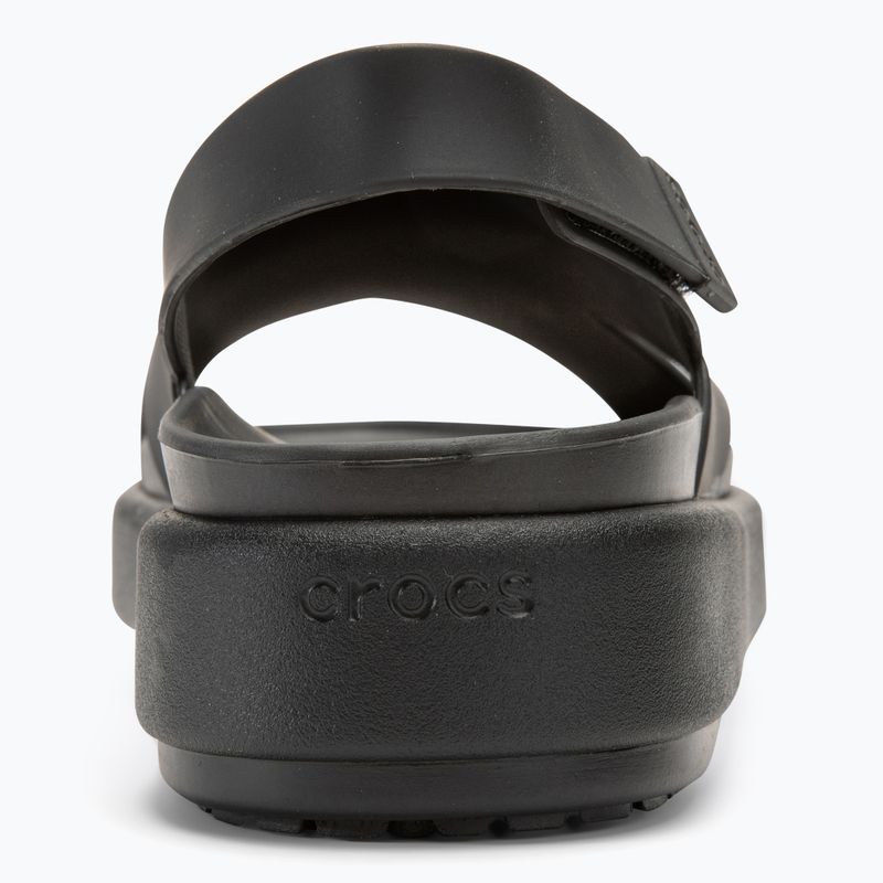 Sandale pentru femei Crocs Brooklyn Luxe Cross Strap black 6