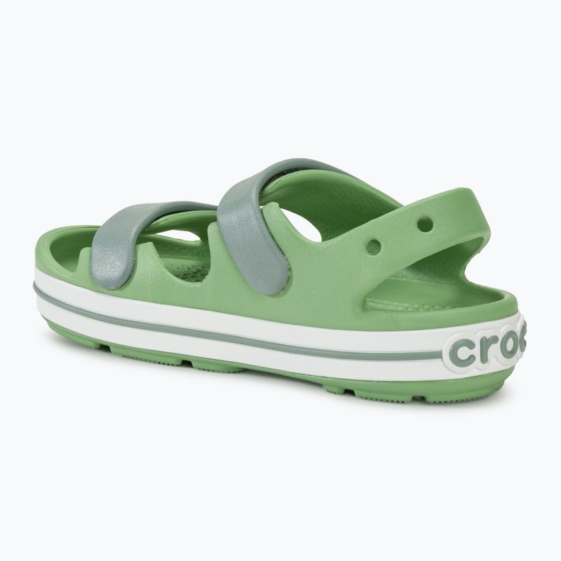 Sandale pentru copii Crocs Crocband Cruiser Kids fair green/dusty green 3