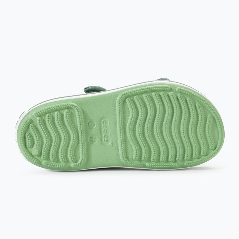 Sandale pentru copii Crocs Crocband Cruiser Kids fair green/dusty green 4