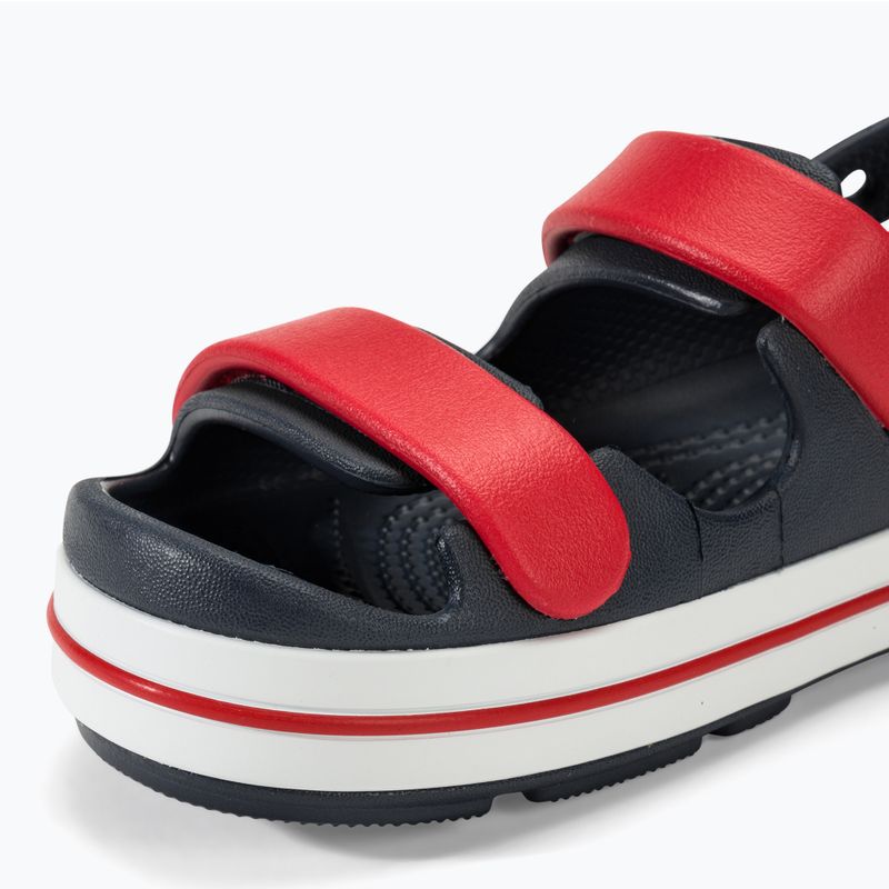 Sandale pentru copii Crocs Crocband Cruiser Kids 209423 navy/varsity red 7