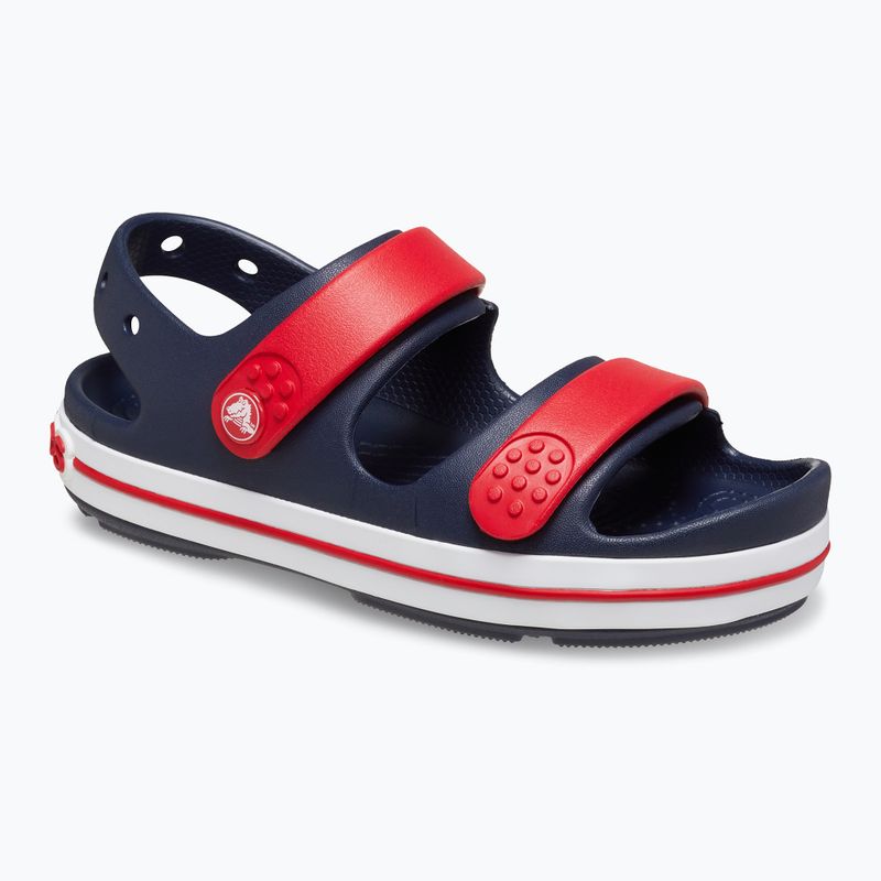 Sandale pentru copii Crocs Crocband Cruiser Kids navy/varsity red 8