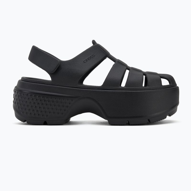 Sandale pentru femei Crocs Stomp Fisherman Sandal black 2