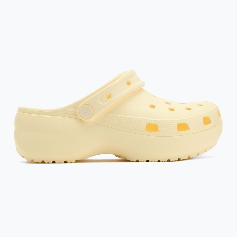Papuci pentru femei Crocs Classic Platform Clog buttercream 3