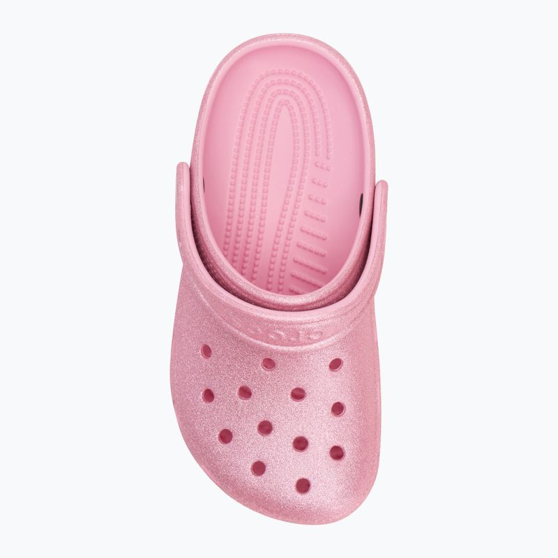 Papuci pentru copii  Crocs Classic Glitter Clog Kids pink tweed glitter 6