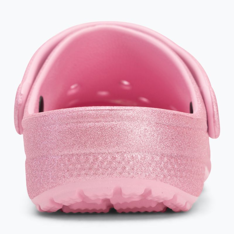 Papuci pentru copii  Crocs Classic Glitter Clog Kids pink tweed glitter 7