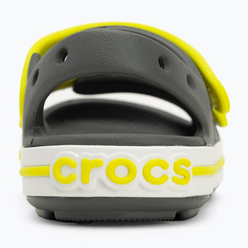 Sandale pentru copii Crocs Crocband Cruiser Toddler slate grey/acidity 6