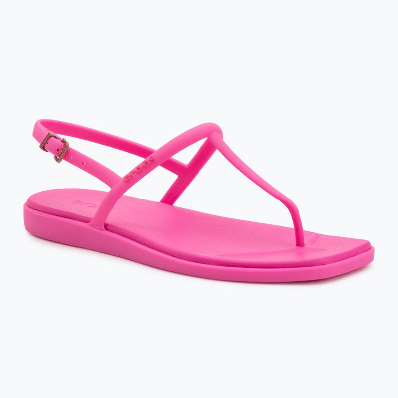 Sandale pentru femei Crocs Miami Thong Flip pink crush