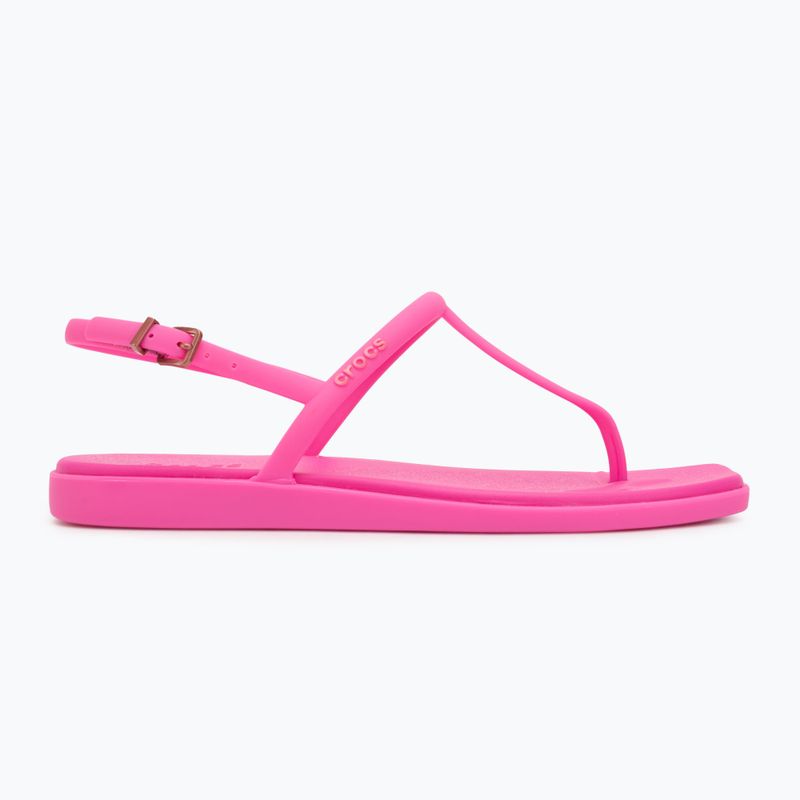 Sandale pentru femei Crocs Miami Thong Flip pink crush 2