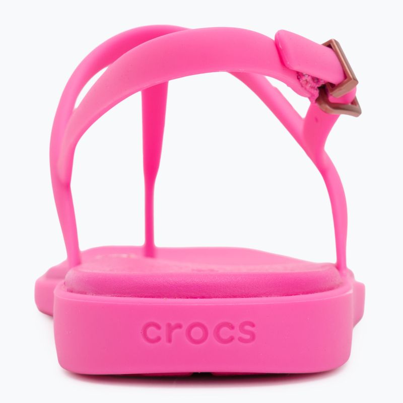 Sandale pentru femei Crocs Miami Thong Flip pink crush 6
