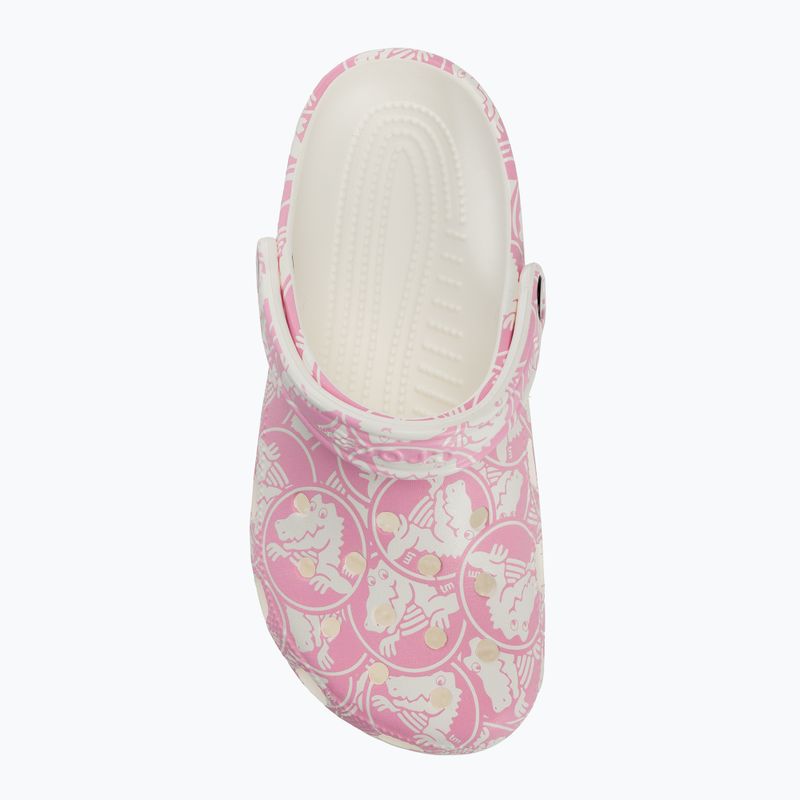 Papuci Crocs Classic Duke Print Clog pink tweed 6