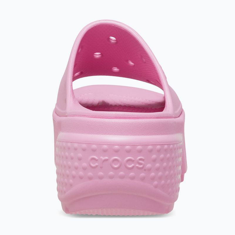 Papuci pentru femei Crocs Stomp Slide pink tweed 10