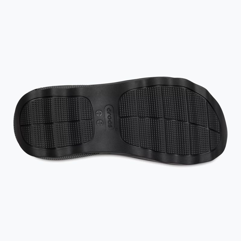Papuci Crocs Mega Crush Triple Strap black 2