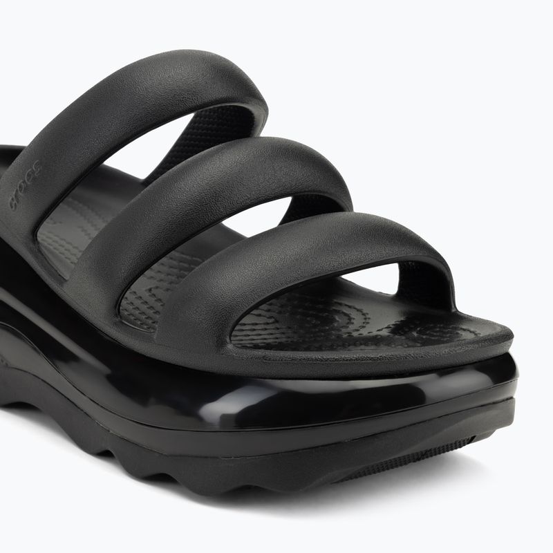 Papuci Crocs Mega Crush Triple Strap black 7