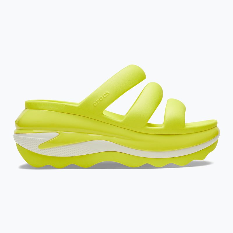 Papuci pentru femei Crocs Mega Crush Triple Strap acidity 9