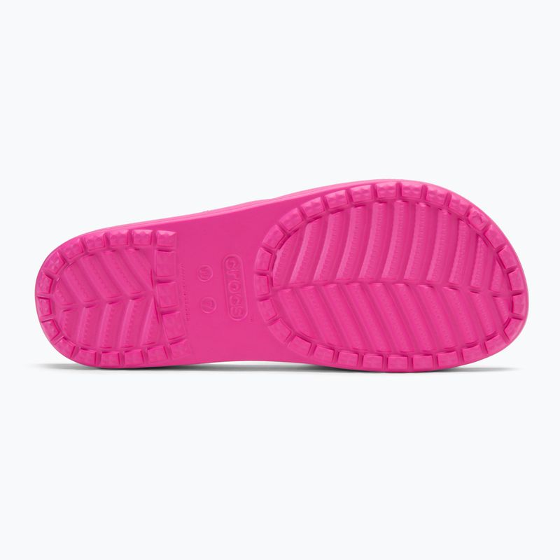 Papuci pentru femei Crocs Kadee Slide electric pink 4